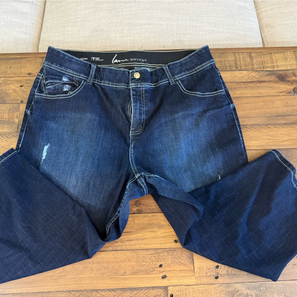 Lane Bryant Indigo Capri Jeans
